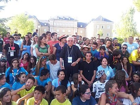 El bisbe de Girona a la Trobada Europea de Joves d'Ávila 2015