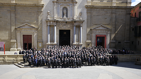 Trobada del clergat català a Vic, en la commemoració del centenari del Bisbe Josep Torras i Bages