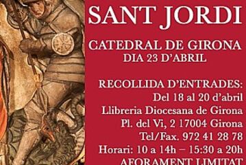 El 23 d'abril, representació de la Consueta de Sant Jordi a la Catedral de Girona
