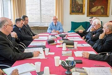 Reunió dels bisbes de la Conferència Episcopal Tarraconense al Santuari de la Mare de Déu de Loreto (Tarragona)