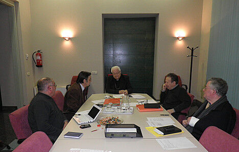 El bisbe Francesc presideix la reunió del Consell Episcopal