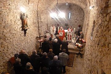 Visita pastoral a Sant Andreu d’Oliveda