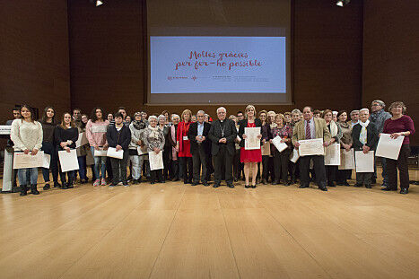 Càritas Diocesana de Girona celebra 50 anys d’acció social amb un acte emotiu i multitudinari