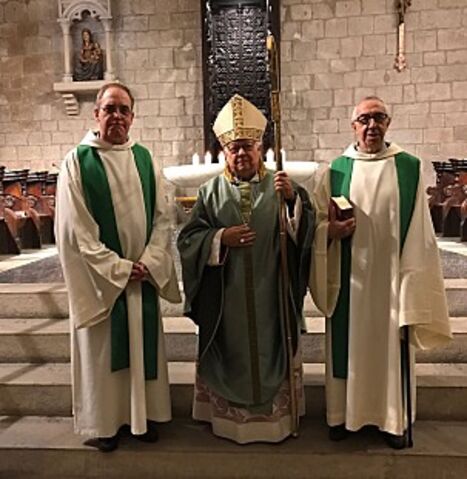 Presa possessió de dos nous canonges de la Catedral de Girona