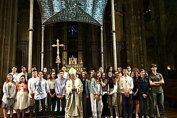 El bisbe de Girona convida als joves confirmats de Girona i Salt a afirmar la seva fe davant la societat 
