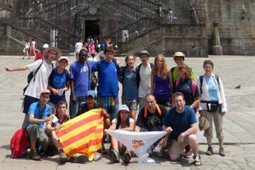 Joves de Girona pelegrinen a Santiago de Compostel·la