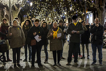 Una trentena de participants a l'acte 10 Minuts de silenci per sentir el Nadal
