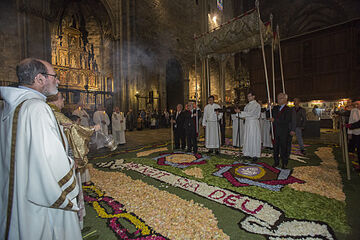 Celebració del Corpus Christi a la Catedral de Girona
