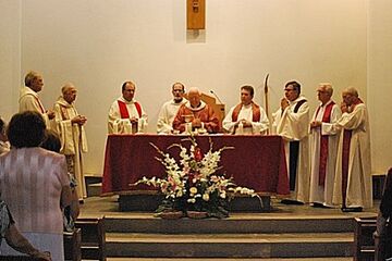 El nostre Bisbe presideix la missa de la festa major de Salt
